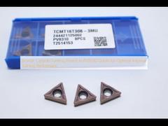 Бронзовые твердосплавные токарные пластины в сплаве PV8310 для оптимальной производительности внутренней обработки