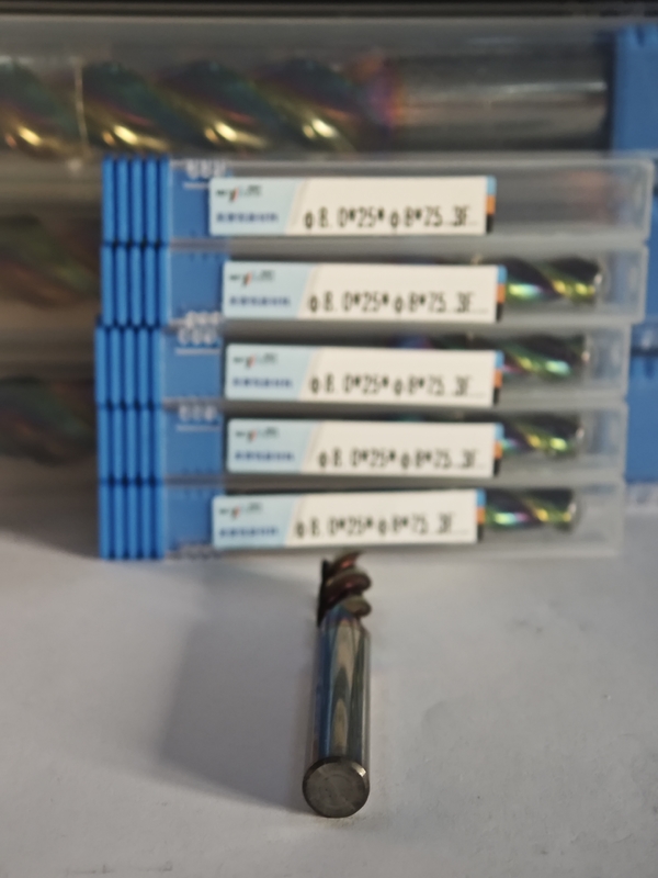 MAE PLUS Φ8.0x25x8Dx75mm 3 флейты конечный мельница для обработки цветных металлов алюминия и меди
