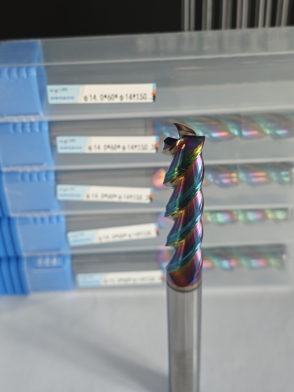 MAE PLUS Долгая длина карбида EndMill для цветных металлов Алюминий и Медь перерабатывающей мельницы 14 мм φ14.0 x 60 x φ14 x 150 мм