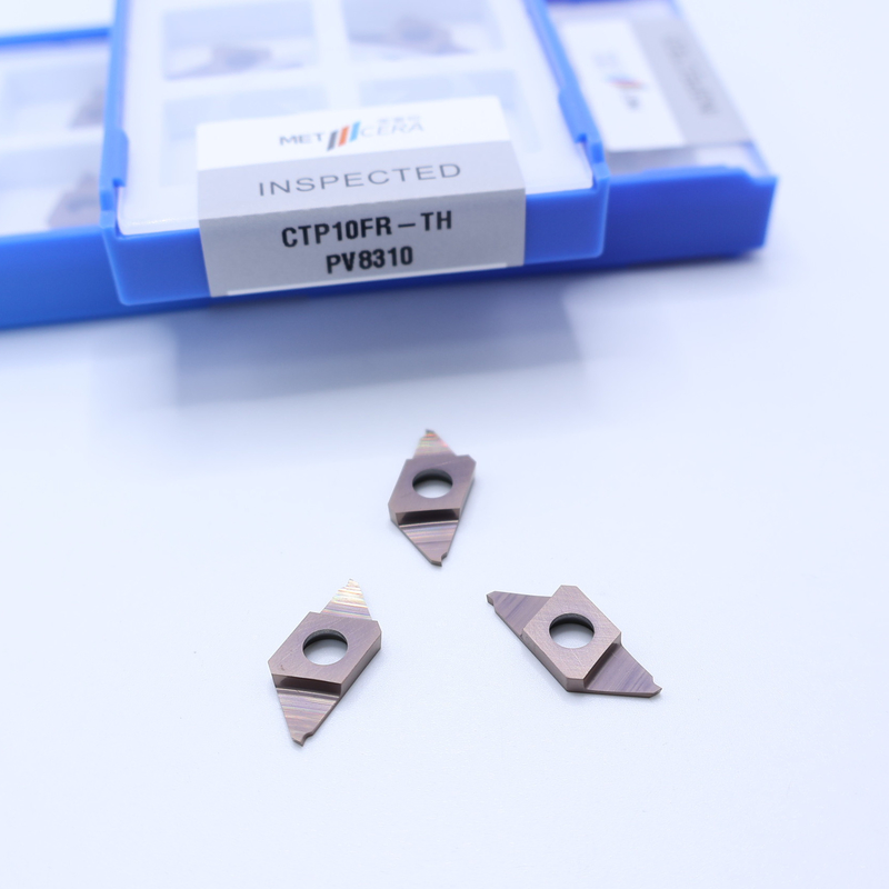 CTP10FR-TH CNC карбидная вставка для разделения CTP PVD покрытие индексируемые вставки правое резка заготовки из нержавеющей стали