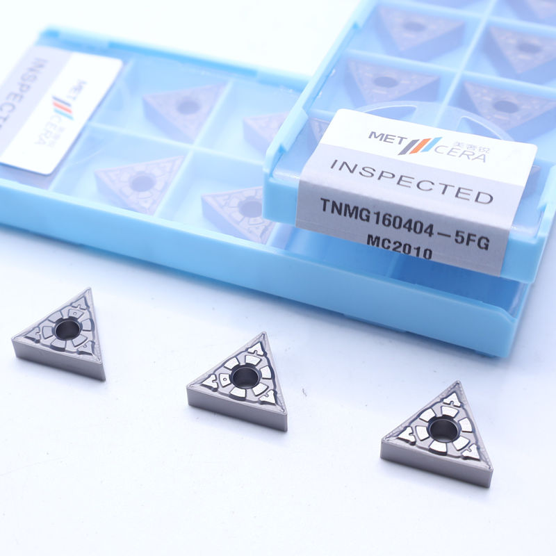 TiCN Cermet CNC-обрабатывающие вставки с 5FG-разрывчиком для износостойкости при обработке