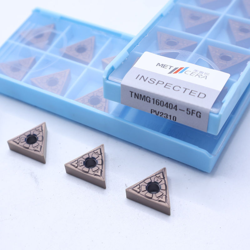 TiCN Cermet CNC-обрабатывающие вставки с 5FG-разрывчиком для износостойкости при обработке