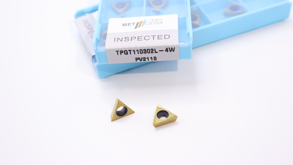 TPGT06 TPGT08 TPGT09 TPGT10 TPGT11 Вставки CNC-обработки Cermet с непокрытым покрытием