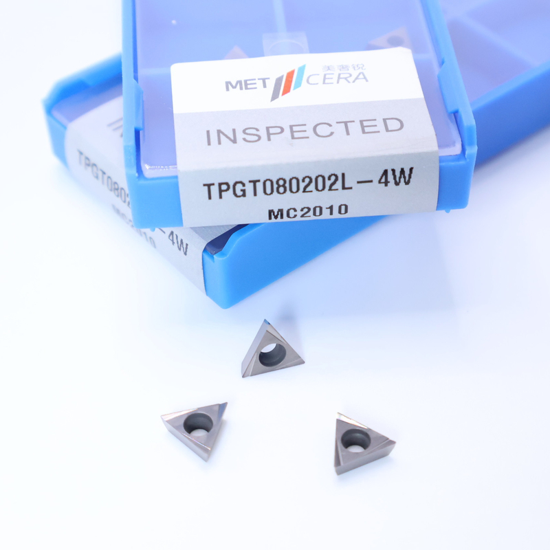 TPGT06 TPGT08 TPGT09 TPGT10 TPGT11 Вставки CNC-обработки Cermet с непокрытым покрытием