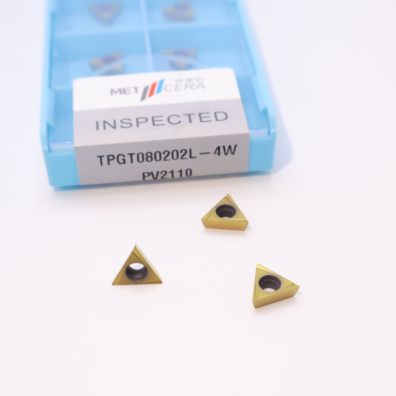 TPGT06 TPGT08 TPGT09 TPGT10 TPGT11 Вставки CNC-обработки Cermet с непокрытым покрытием