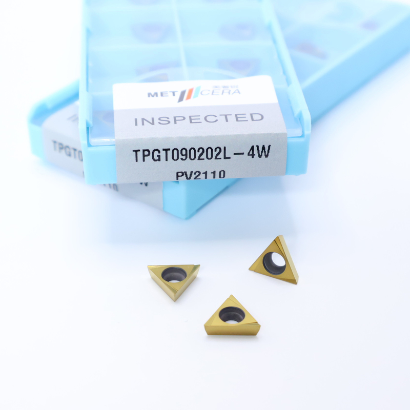 TPGT06 TPGT08 TPGT09 TPGT10 TPGT11 Вставки CNC-обработки Cermet с непокрытым покрытием