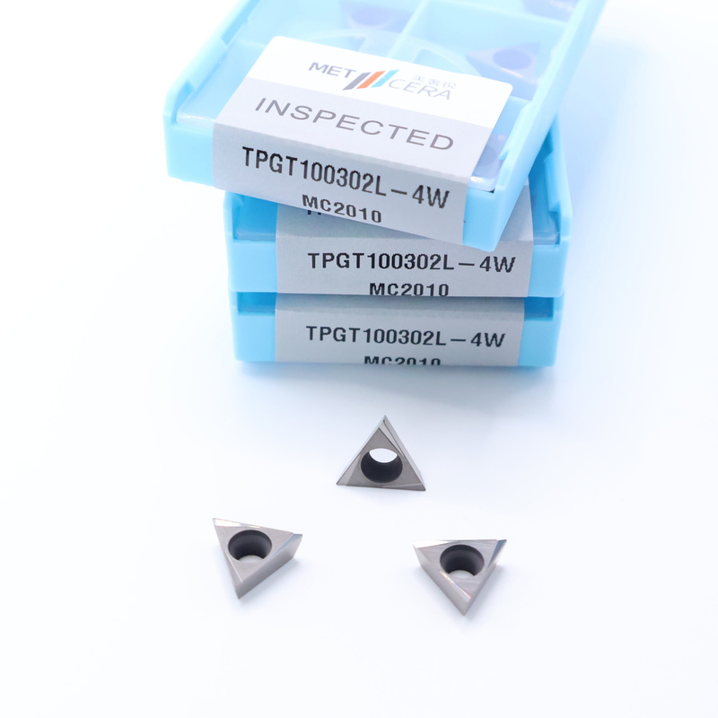 TPGT06 TPGT08 TPGT09 TPGT10 TPGT11 Вставки CNC-обработки Cermet с непокрытым покрытием