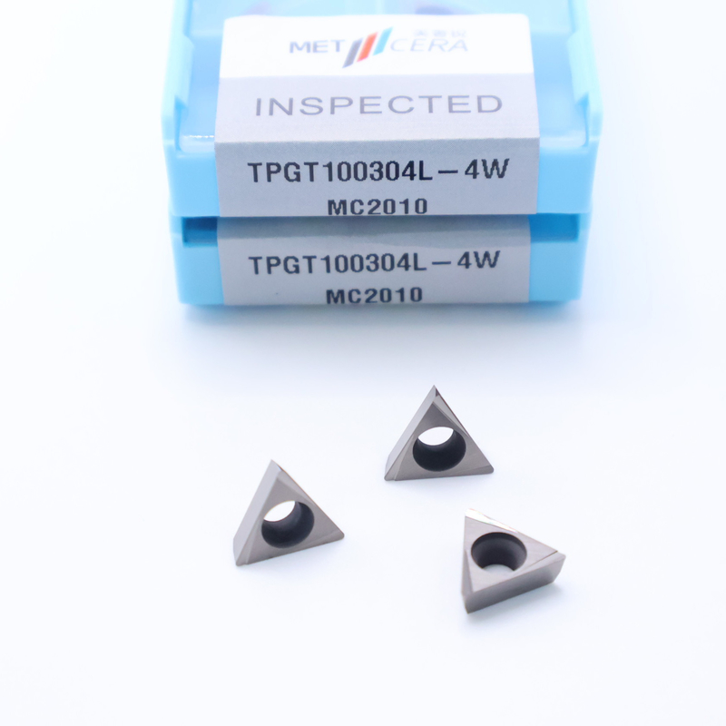 TPGT06 TPGT08 TPGT09 TPGT10 TPGT11 Вставки CNC-обработки Cermet с непокрытым покрытием