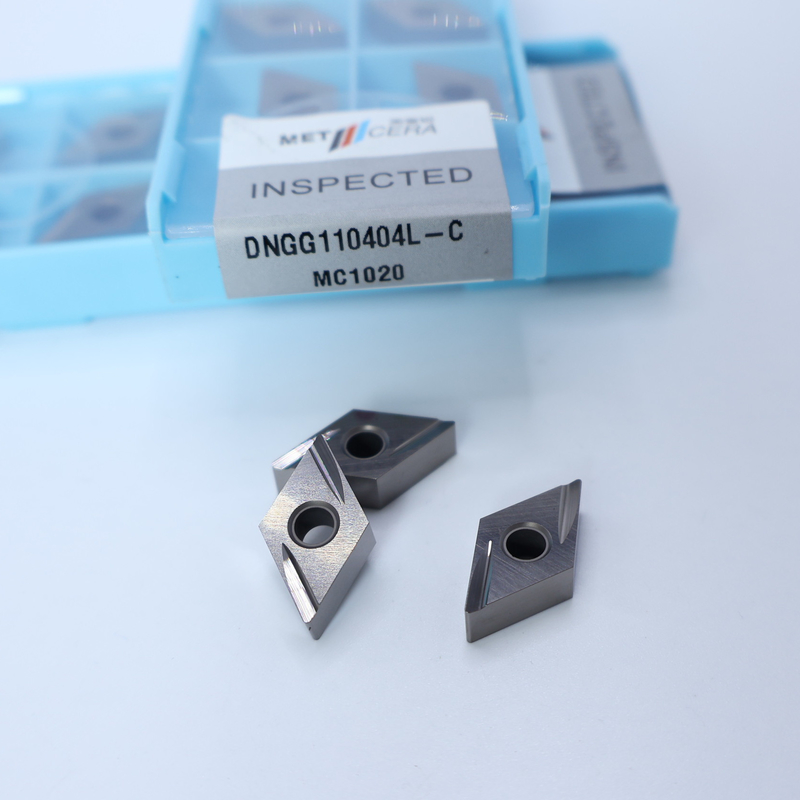 DNGG1104 DNGG11 Cermet CNC Cermet Свертывающие вставки, конечные вставки с C конечным шифровальным прерывателем