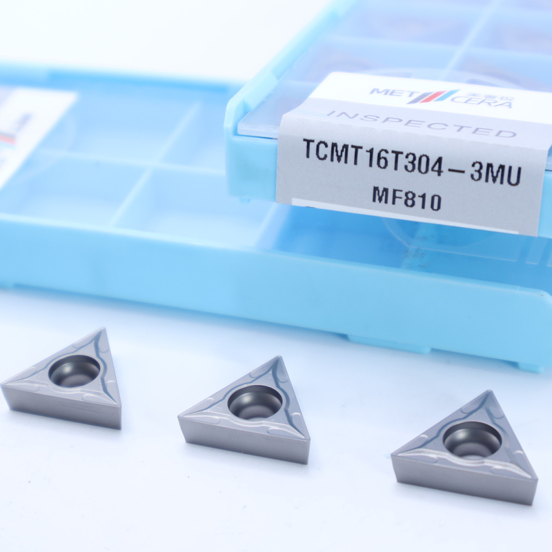 Уровень MF810 Сребряный карбид поворотной вставки TCMT09 TCMT11 TCMT16 положительный CNC вставки с 3MU полуфабрикатом шифровальщика