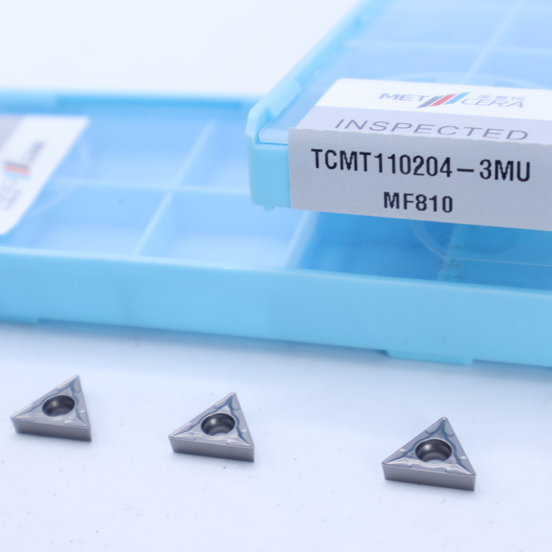 Вставка карбида TCMT09 TCMT11 TCMT16, положительная CNC-вставка с полуфабрикатом 3MU