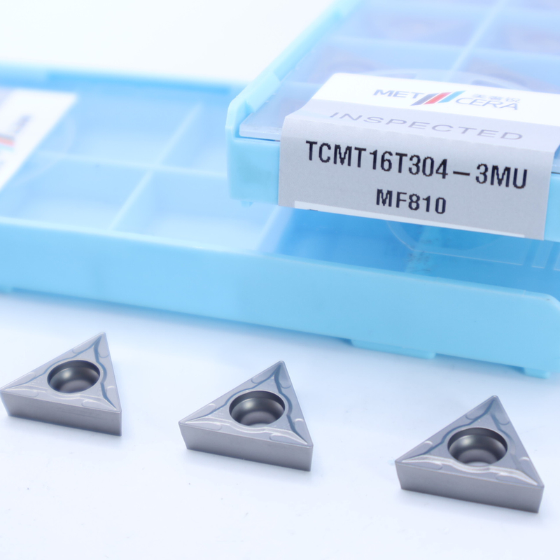 Вставка карбида TCMT09 TCMT11 TCMT16, положительная CNC-вставка с полуфабрикатом 3MU