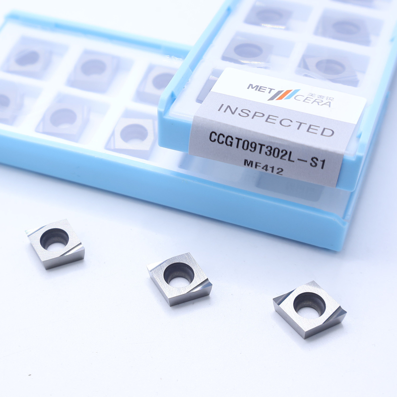 CCGT04 CCGT06 CCGT09 Вставки карбидного поворота, Вставки карбидного CNC поворота в S1 Sharp Chip Breaker