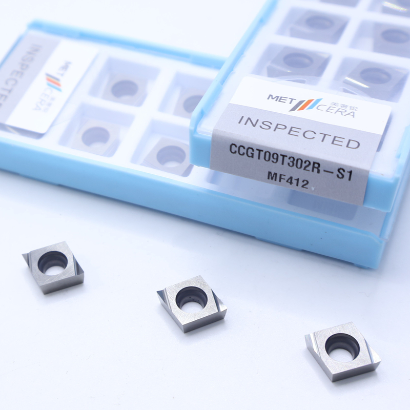 CCGT04 CCGT06 CCGT09 Вставки карбидного поворота, Вставки карбидного CNC поворота в S1 Sharp Chip Breaker