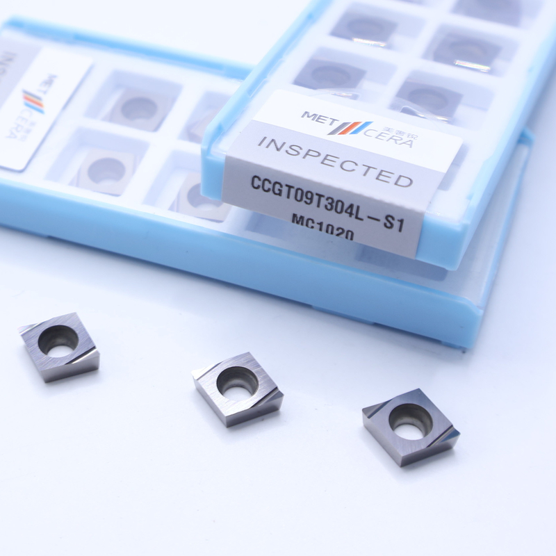 S1 Острый финиширующий шифроразрушитель Cermet CNC Свертывающие вставки CCGT03 CCGT04 CCGT06 CCGT09 с преимуществом высокой износостойкости