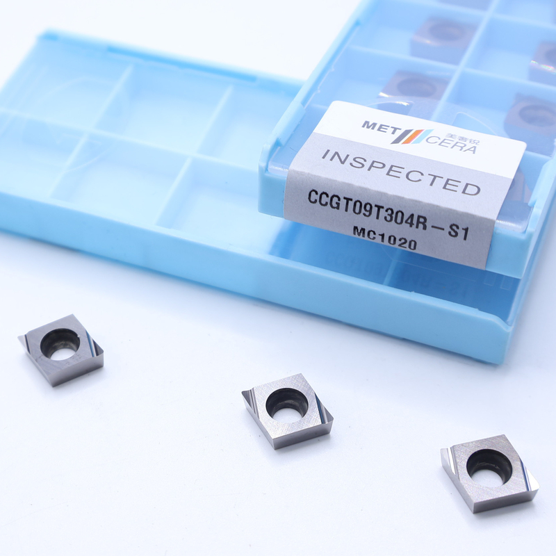 S1 Острый финиширующий шифроразрушитель Cermet CNC Свертывающие вставки CCGT03 CCGT04 CCGT06 CCGT09 с преимуществом высокой износостойкости