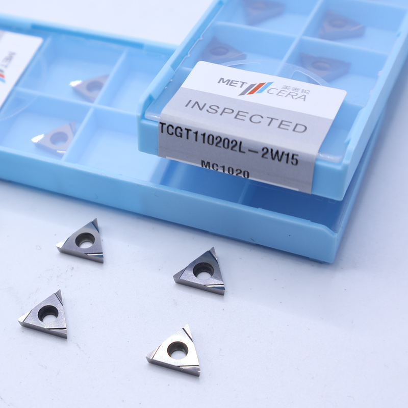 Внешнее поворотное устройство Сермет CNC вставки TCGT11 TCGT1102 с 2W15 острым финишным шифролом для обработки стальных металлов
