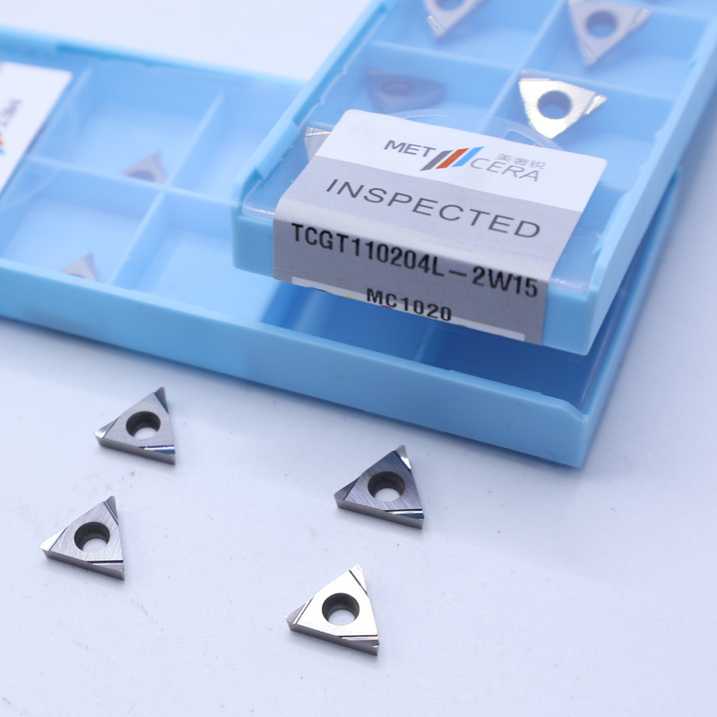 Внешнее поворотное устройство Сермет CNC вставки TCGT11 TCGT1102 с 2W15 острым финишным шифролом для обработки стальных металлов