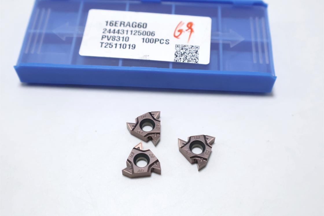 55DEG Внешние сменные твердосплавные резьбонарезные пластины высокой прочности, частичный профиль, PVD-покрытие 16ERAG55 16ERAG60
