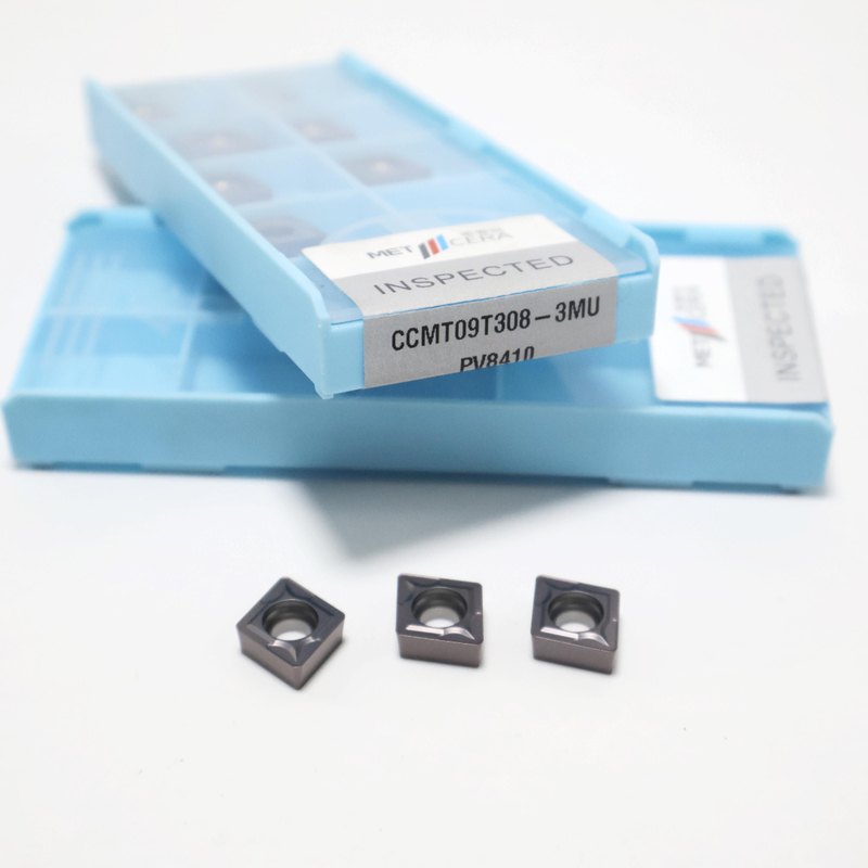 CCMT0602 CCMT09T3 CCMT1204 Твердосплавные токарные пластины для стали, нержавеющей стали, пластины с PVD-покрытием с стружколомом 3MU