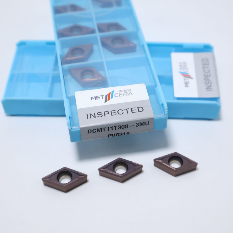 DCMT07 DCMT11T3 55° Ромбические твердосплавные токарные пластины для стали, нержавеющей стали, положительная пластина с стружколомом 3MU