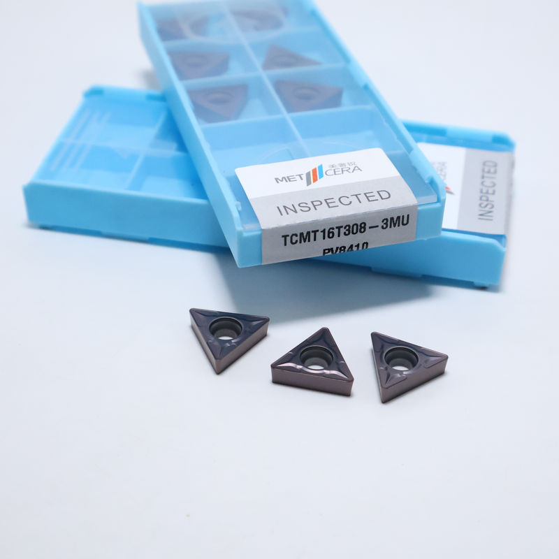 TCMT0902 TCMT1102 TCMT16T3 60° Треугольные карбидные повороты для стальной нержавеющей стали в 3MU-чипбрекере
