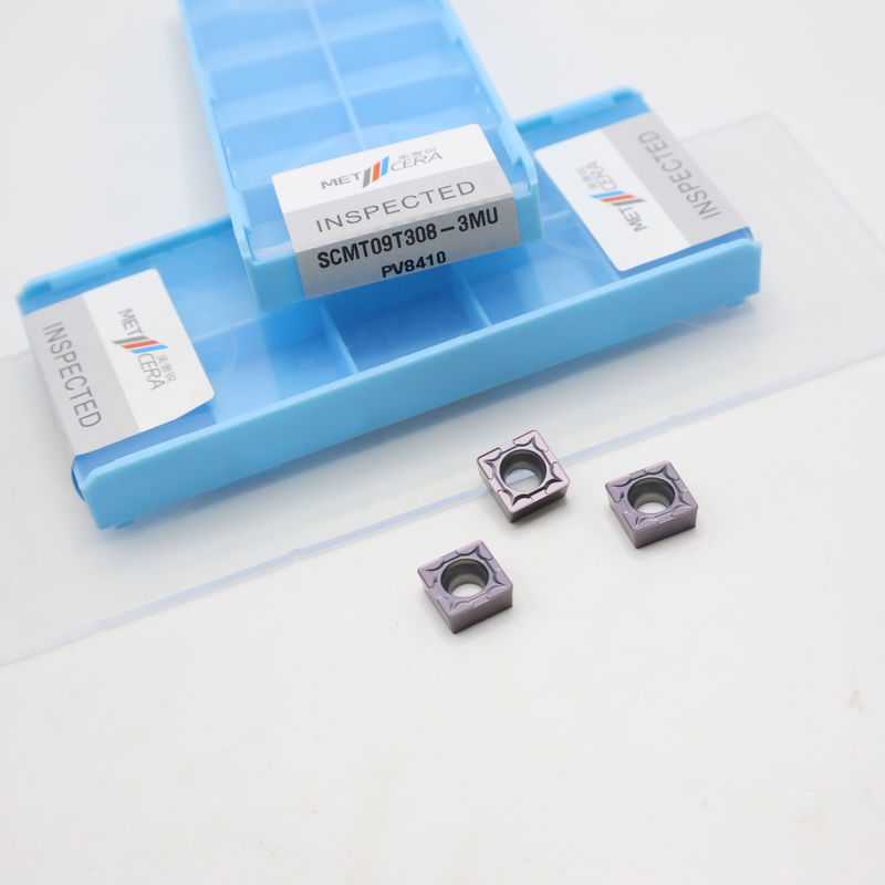 SCMT09T308 90° квадратные карбидные повороты для стали, нержавеющей стали в 3MU шипбрекере