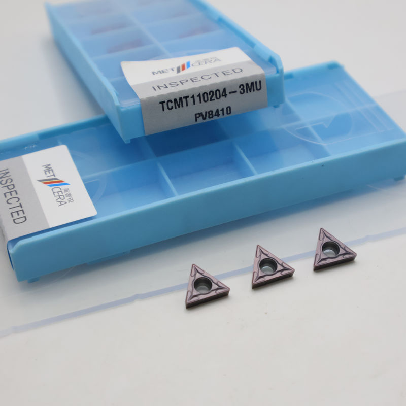 Покрытая карбидная поворотка вставка TCMT09 TCMT11 TCMT16 положительная CNC вставка с 3MU полуфабрикатом