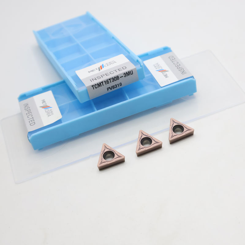 Покрытая карбидная поворотка вставка TCMT09 TCMT11 TCMT16 положительная CNC вставка с 3MU полуфабрикатом